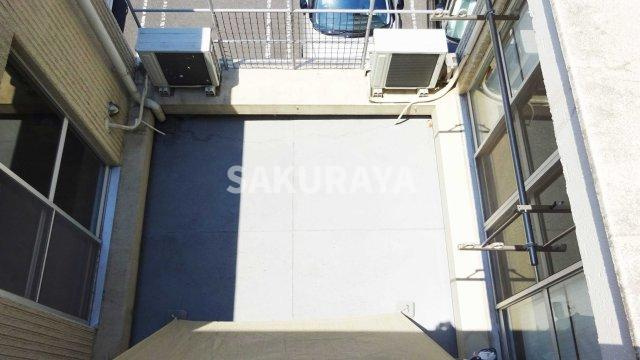 高木方のバルコニー