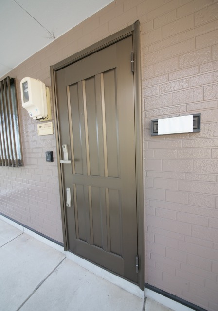 グリーンハイツ瑞穂の玄関