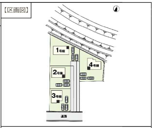 【区画図】 | 渋川市八木原1期　2号棟
