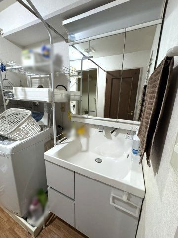 ガーデンハイツ入間B棟の独立洗面台|洗面台