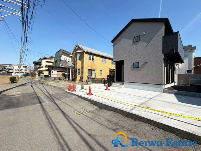 新築戸建　茅ヶ崎市萩園第　全2区画の前面道路含む現地写真