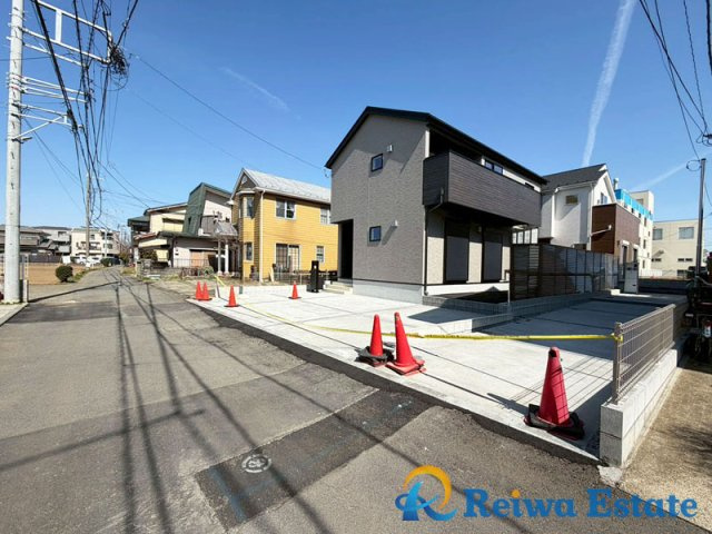 新築戸建　茅ヶ崎市萩園第　全2区画の前面道路含む現地写真