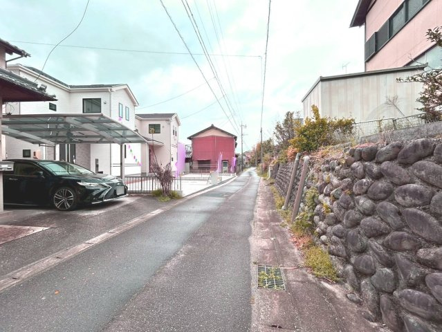 ハートフルタウン　一宮市北方町北方　全2区画分譲の前面道路含む現地写真|■前面道路　■ヤマダ不動産　株式会社リライフ　
■夢のマイホーム購入をフルサポートします！