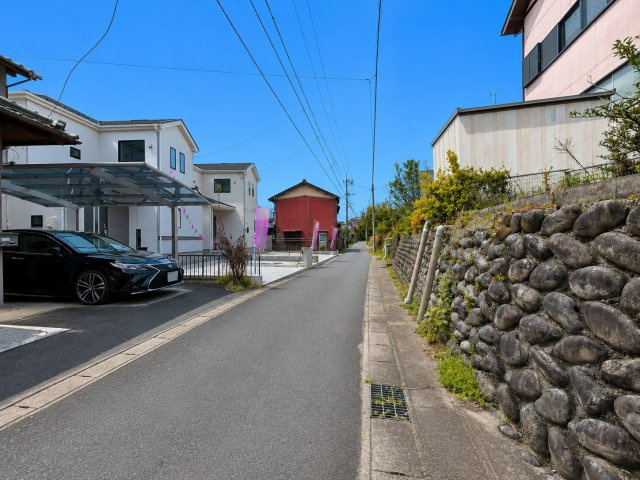 ハートフルタウン　一宮市北方町北方　全2区画分譲の前面道路含む現地写真|■前面道路　■ヤマダ不動産　株式会社リライフ　
■夢のマイホーム購入をフルサポートします！