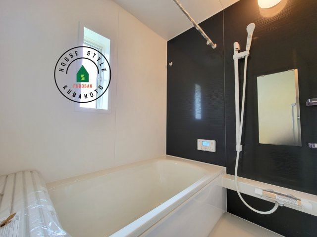 熊本市北区清水新地2丁目第6-2棟（1号棟）の内観：施工例|浴室は一日の疲れを癒す場所だから、家族みんながゆったりできる快適設計。追い炊き機能付きオートバス。安定した温度で、いつでも快適に入浴できます。