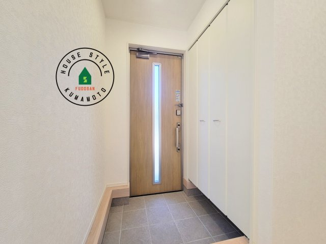 熊本市北区清水新地2丁目第6-2棟（1号棟）の内観：施工例|二重ロックでしっかり防犯対策ができます。