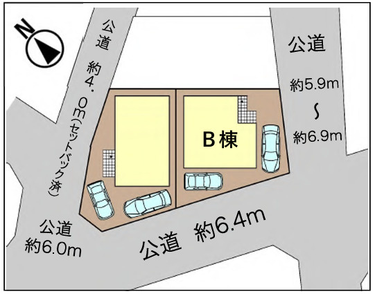 【区画図】 | 海老名市大谷南3丁目 新築戸建て 全3棟【仲介手数料無料】