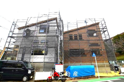 【外観】 | 海老名市大谷南3丁目 新築戸建て 全3棟【仲介手数料無料】 | ※令和8年3月上旬に撮影