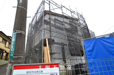 【外観】 | 海老名市大谷南3丁目 新築戸建て 全3棟【仲介手数料無料】 | ※令和8年3月上旬に撮影