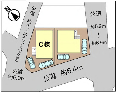 【区画図】 | 海老名市大谷南3丁目 新築戸建て 全3棟【仲介手数料無料】
