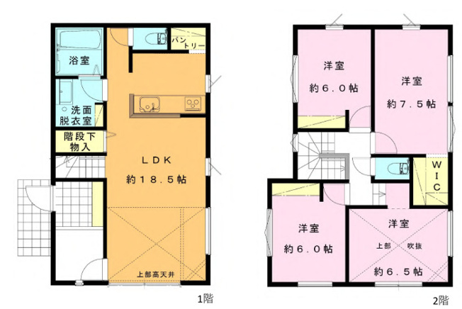 【間取り】 | 海老名市大谷南3丁目 新築戸建て 全3棟【仲介手数料無料】 | 海老名市を中心に地域密着で営業♪不動産のことなら「大樹不動産」へ