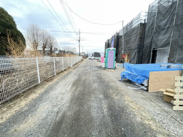 新築戸建・新築建売　太田市大原町第8　薮塚本町小・薮塚本町中の前面道路含む現地写真