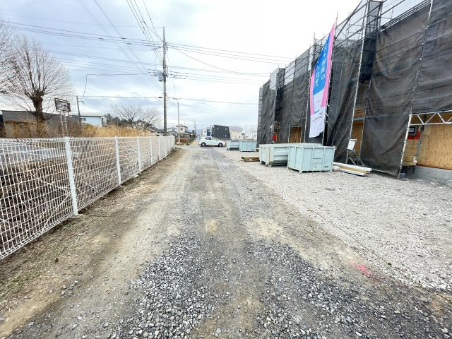 新築戸建・新築建売　太田市大原町第8　薮塚本町小・薮塚本町中の前面道路含む現地写真