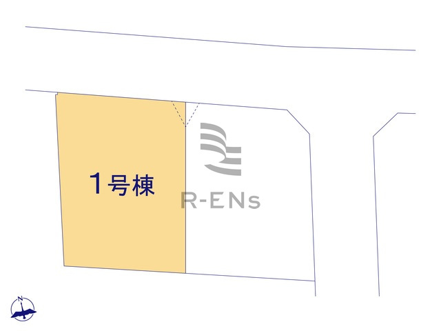 【区画図】 | 練馬区貫井４丁目　新築戸建て　１号棟 | 小学校まで徒歩3分、中学校まで徒歩6分、子育てしやすいエリア