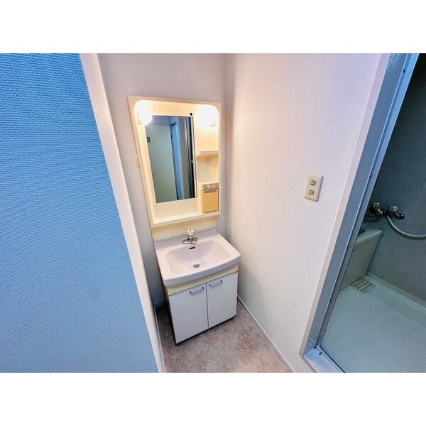 ルミエールKANYU B棟の独立洗面台