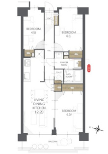 【間取り】サンヴェール久米川 