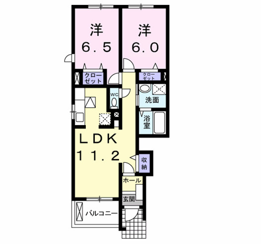 ガーデン　ハウス　緑丘Ｄの間取り