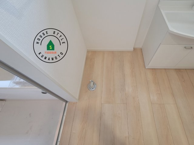 熊本市北区清水新地2丁目第6-2棟（2号棟）の内観：施工例|ランドリースペースとなります。広々して有効的にご使用できます。 