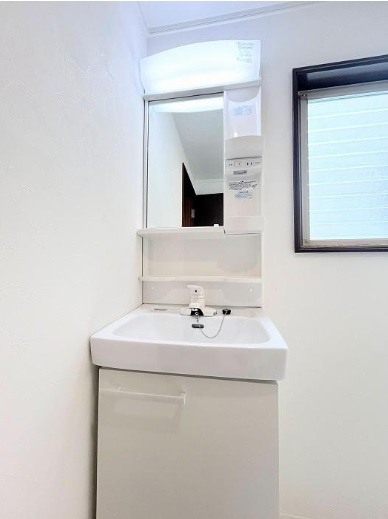 【独立洗面台】 | 花見川区朝日ヶ丘３丁目　中古戸建て | 洗面台新規交換