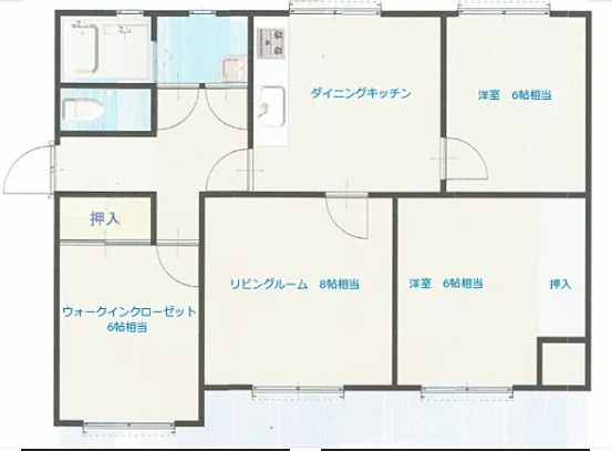 狭山グリーンハイツの間取り