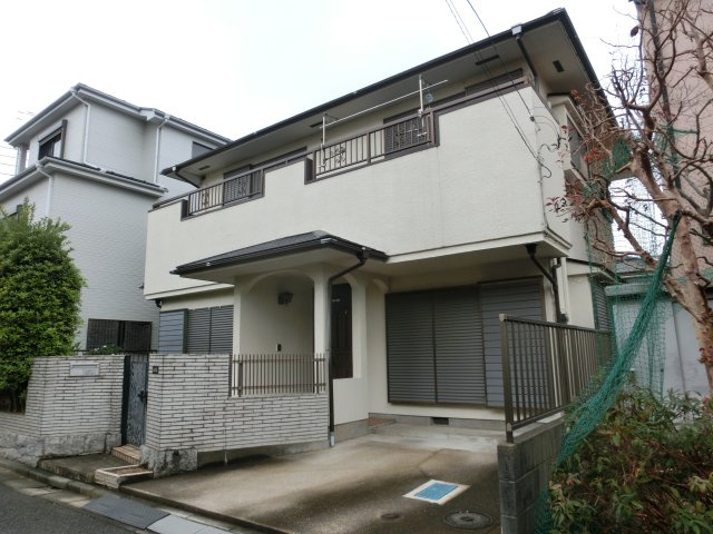 川越市広栄町　売地　整形地37坪の外観