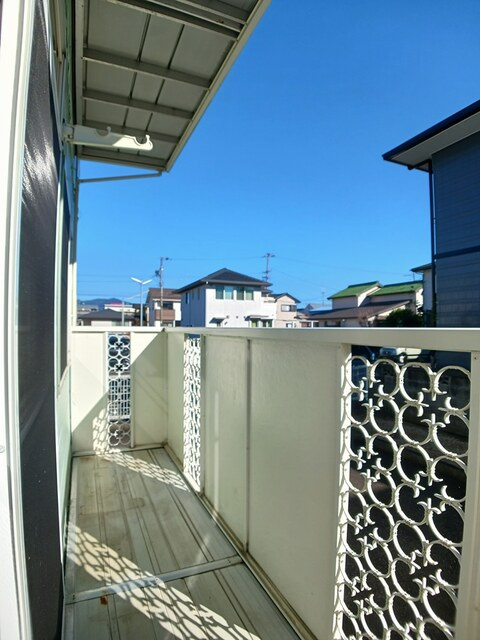 ベルメゾンのバルコニー