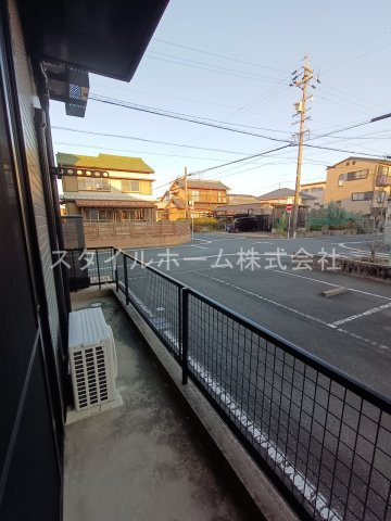 シンシア向山のバルコニー