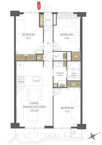 【間取り】志木ファイブハイツ 
