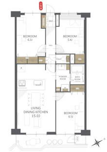 【間取り】志木ファイブハイツ 