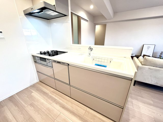 南港はなのまち住宅34号棟のキッチン|お料理しやすいキッチンです