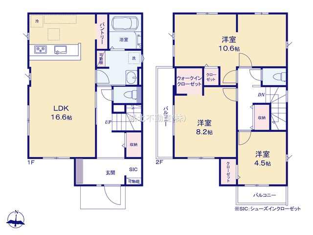 練馬区大泉学園町6丁目 限定1棟の間取り
