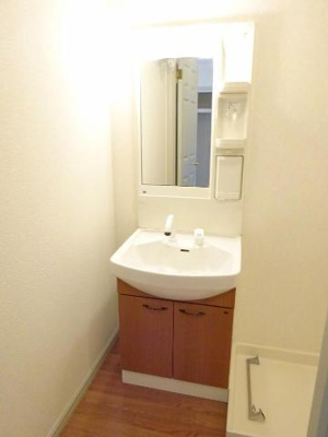 【洗面所】 | ウエルネス伊万里Ⅱ | 洗髪洗面化粧台