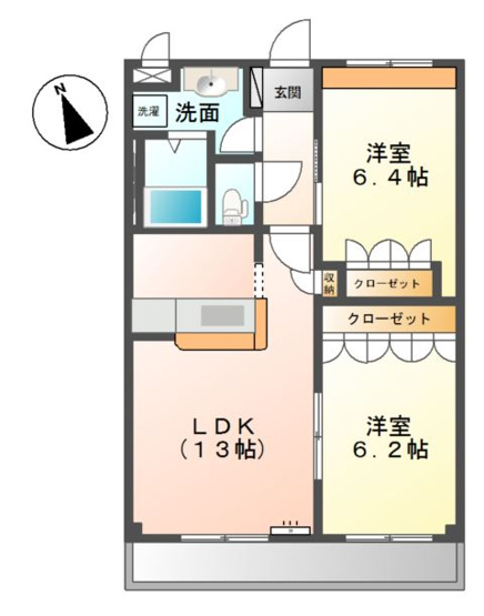 【間取り】 | クレストール脇田