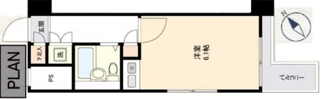 【間取り】 | ストーク東池袋 | 北西向きのお部屋となっています！角部屋なので、陽当たり・通風良好です！
