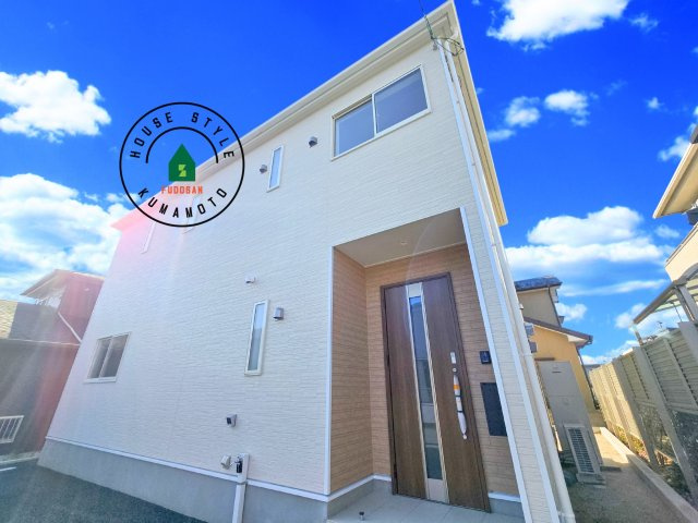 熊本市東区戸島7丁目第8-1棟（1号棟）の外観|デザイン性のある外観です。