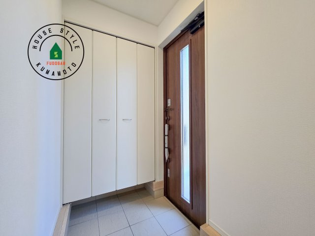 熊本市東区戸島7丁目第8-1棟（1号棟）の防犯設備|二重ロックでしっかり防犯対策ができます。