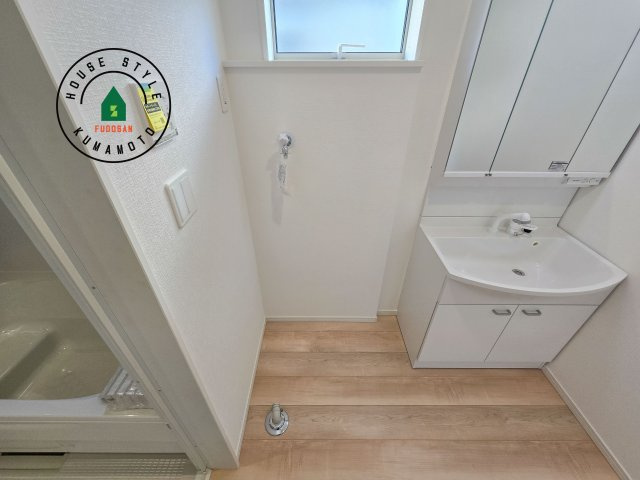 熊本市東区戸島7丁目第8-1棟（1号棟）のランドリースペース|ランドリースペースは広さもたっぷり。