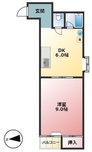 ハイツキャピタルの間取り