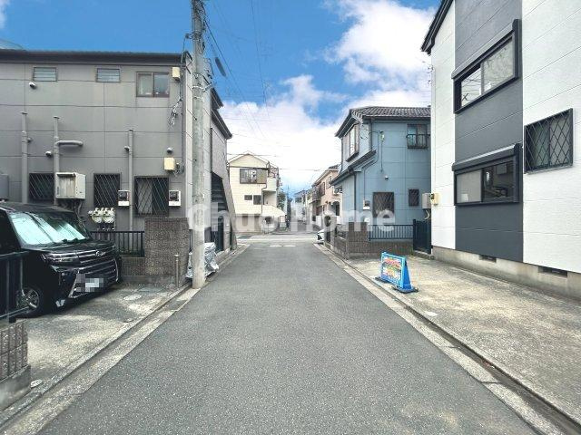 葛飾区南水元2丁目中古住宅の前面道路含む現地写真|全面道路