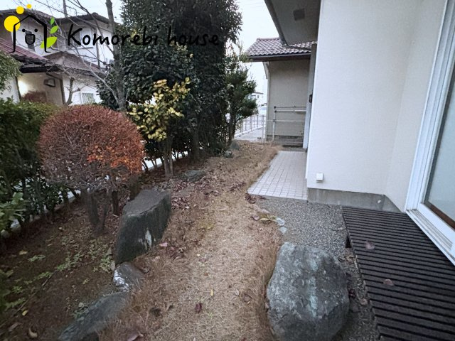 蓮田市関山４丁目　中古一戸建ての庭|お庭の付いた物件です