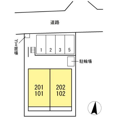 ソルテの区画図