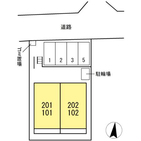 ソルテの区画図