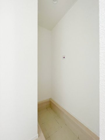 新築戸建・新築建売　矢吹町八幡町第23　善郷小・矢吹中の収納|ベビーカーなども収納できる土間収納付き！