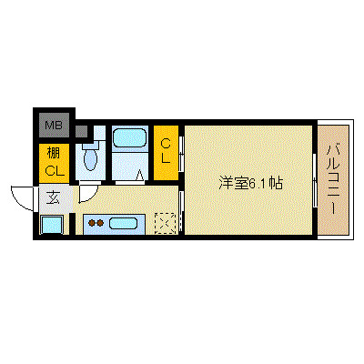 【間取り】 | ル・パルトネール梅田北