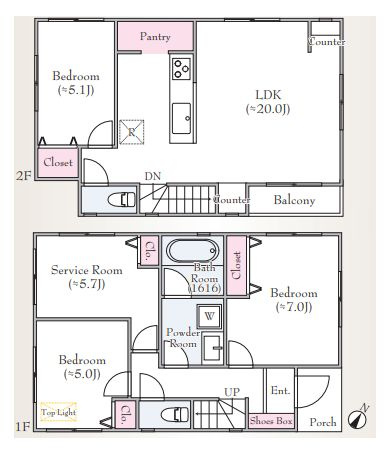 【参考プラン】 | 杉並区成田東３丁目　売地　B区画 | 3SLDK・建物面積94.13ｍ2・建物参考価格2320万