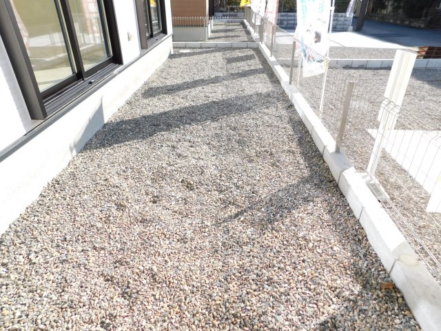 稲沢市田代２丁目の新築一戸建の庭|◇庭◇　　ガーデニングなど家族で楽しめる庭付き♪　　