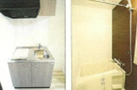 ヴェルメ江北の浴室