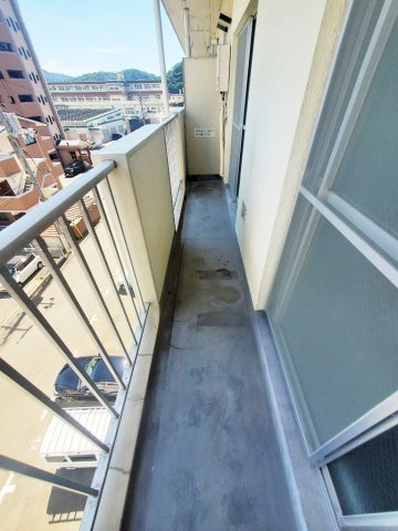 第一八木コーポのバルコニー