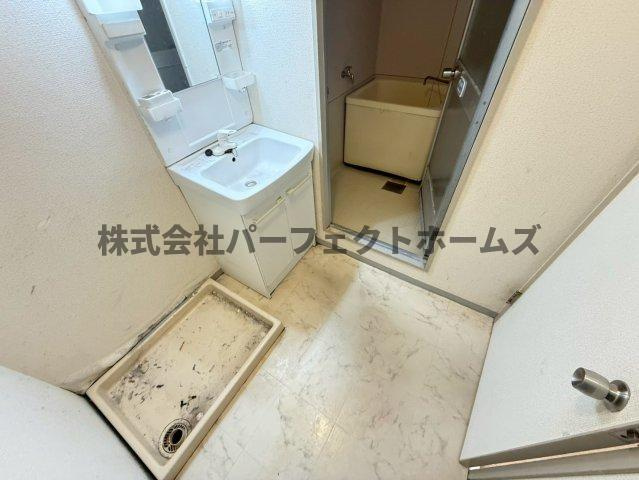 プリンスヴィラ寝屋川の洗面所|使いやすい洗面所です