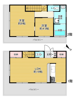 【間取り】 | あじろ南熱海ヶ丘別荘地　戸建